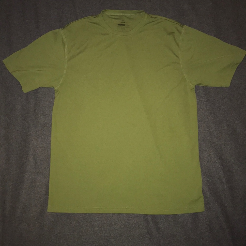 Green Short sleeve compression shirt